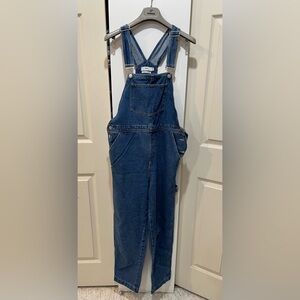 Simons Twik Sz M Blue Denim Relaxed Casual Overalls Jumpsuit
